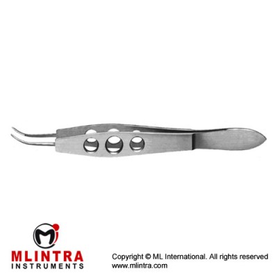 Harms Suture Tying Forcep Curved Stainless Steel, 10.5 cm - 4" Harms Suture Tying Forcep Curved Stainless Steel, 10.5 cm - 4"